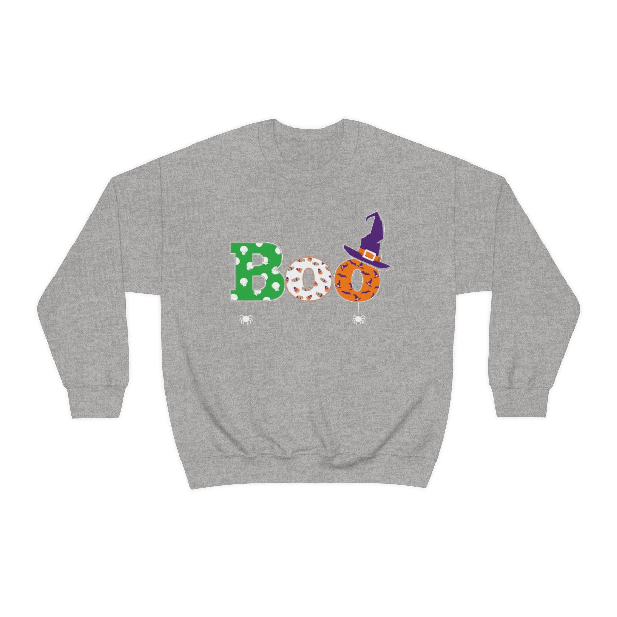 BOO Print Sweatshirt for Fall