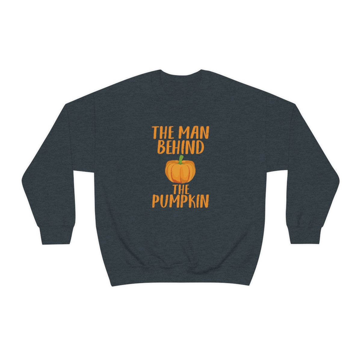 The Man Behind the Pumpkin Sweatshirt Print for Fall