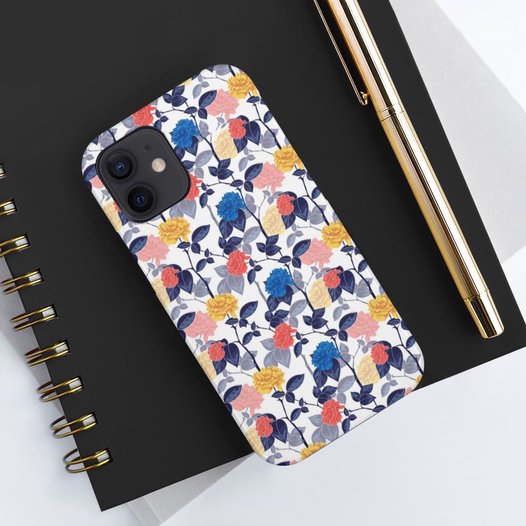 Colorful Floral Tough Phone Case - Super-Cute & Impact Resistant for iPhones & Samsung - We Love Your Gift