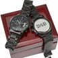 Dad I Love You Custom Black Watch Jewelry - Unique Gift Idea for Dad's on Father's Day, Birthday, & Anniversary - We Love Your Gift