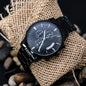 Dad I Love You Custom Black Watch Jewelry - Unique Gift Idea for Dad's on Father's Day, Birthday, & Anniversary - We Love Your Gift