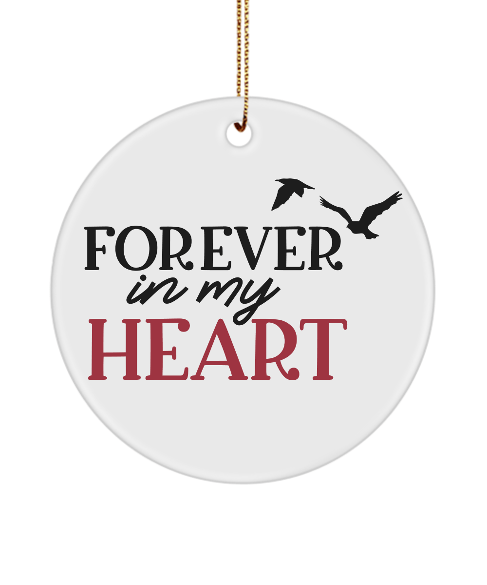 Forever In My Heart Christmas Memorial Ornament - We Love Your Gift