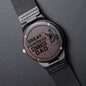 Great Fisherman Better Dad Wooden Watch Unique Gift Idea for Fathers Day, Birthday, Christmas, & Anniversary - We Love Your Gift