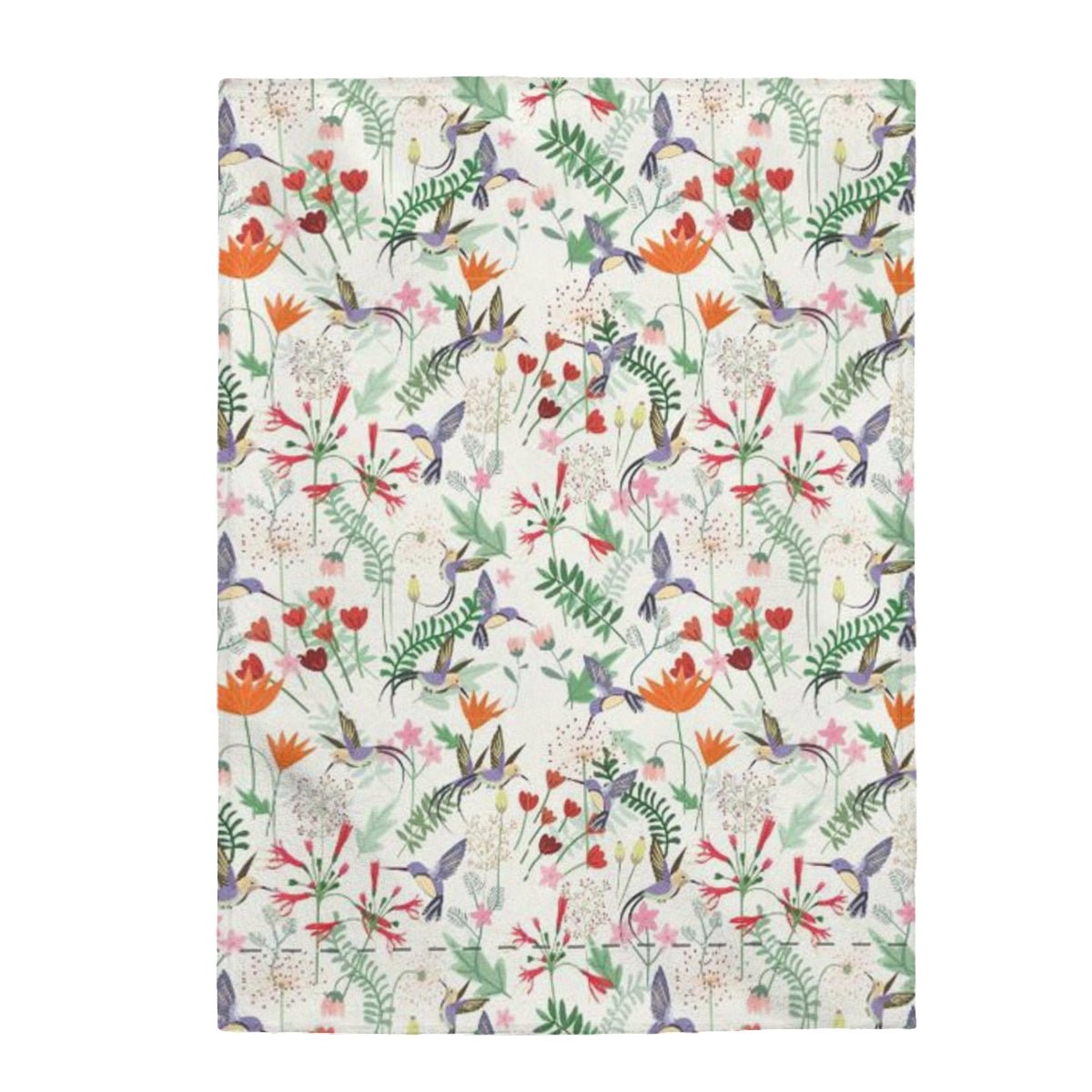Hummingbird Dream Velveteen Plush Blanket - Super Soft, Warm & Cozy - We Love Your Gift