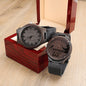 I Hooked the Best Dad Wooden Watch Unique Gift Idea for Fathers Day, Birthday, Christmas, & Anniversary - We Love Your Gift
