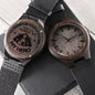 I'll Always Be Your Little Girl You'll Always Be My Hero Dad Wooden Watch Unique Gift Idea for Fathers Day, Birthday, or Christmas - We Love Your Gift
