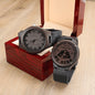 I'll Always Be Your Little Girl You'll Always Be My Hero Dad Wooden Watch Unique Gift Idea for Fathers Day, Birthday, or Christmas v2 - We Love Your Gift