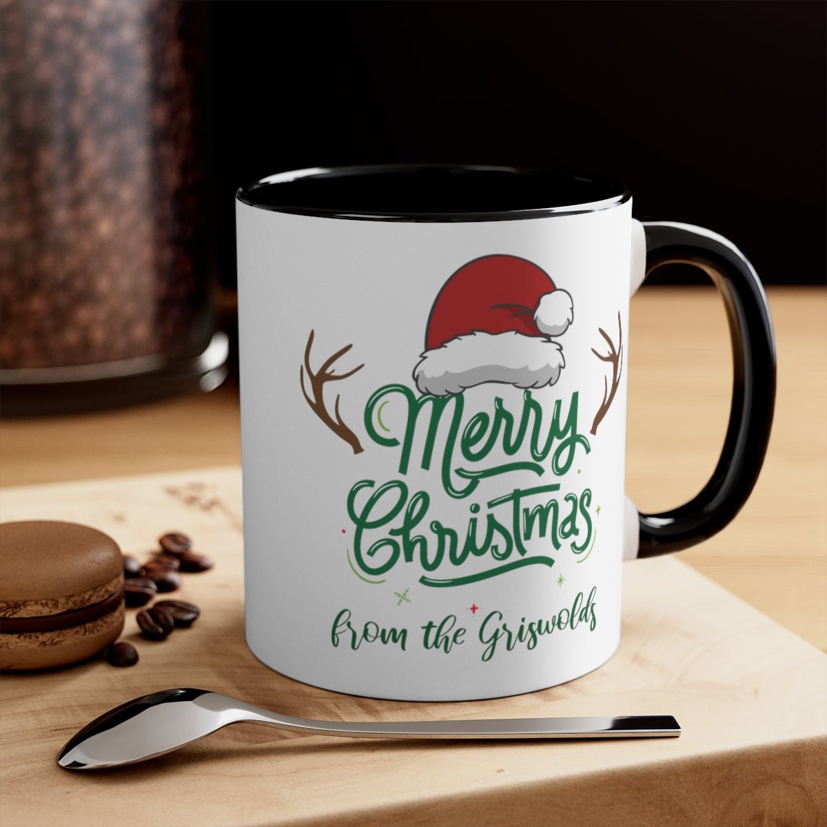 Merry Christmas from the Griswolds - Color Handled Holiday Mug - We Love Your Gift