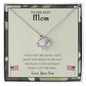 Military Son Gift to Mother Home Is Where You Are Love Knot Necklace - We Love Your Gift