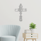 Personalized Cross Metal Art Sign Home Decor - We Love Your Gift