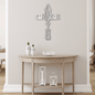 Personalized Cross Metal Art Sign Home Decor - We Love Your Gift
