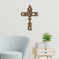 Personalized Cross Metal Art Sign Home Decor - We Love Your Gift