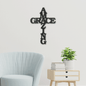 Personalized Cross Metal Art Sign Home Decor - We Love Your Gift