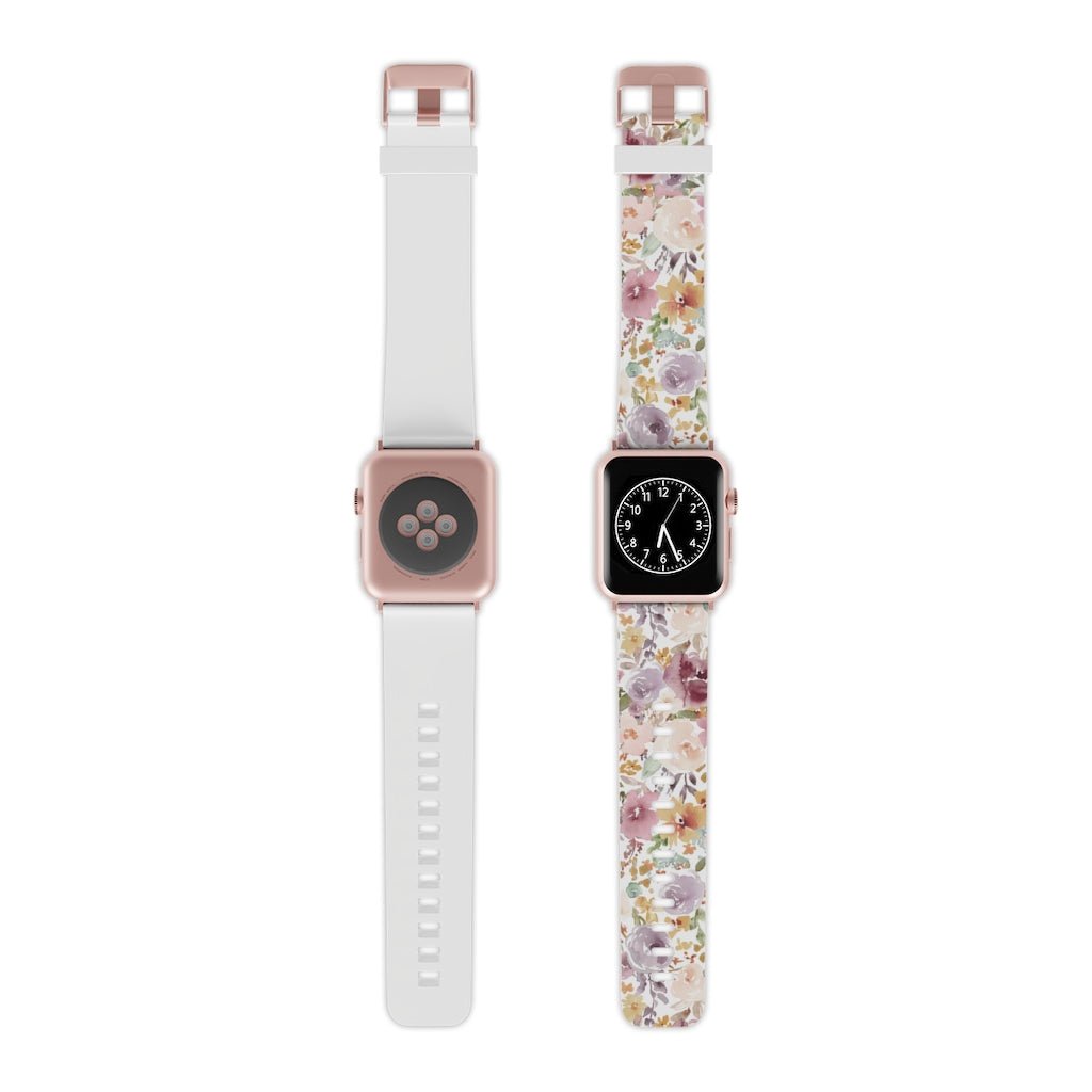 Pink Flowers Apple Watch Band - We Love Your Gift