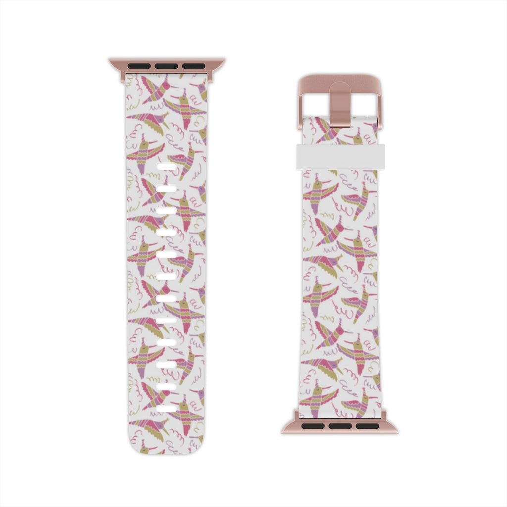 Pink Hummingbird Apple Watch Band - We Love Your Gift