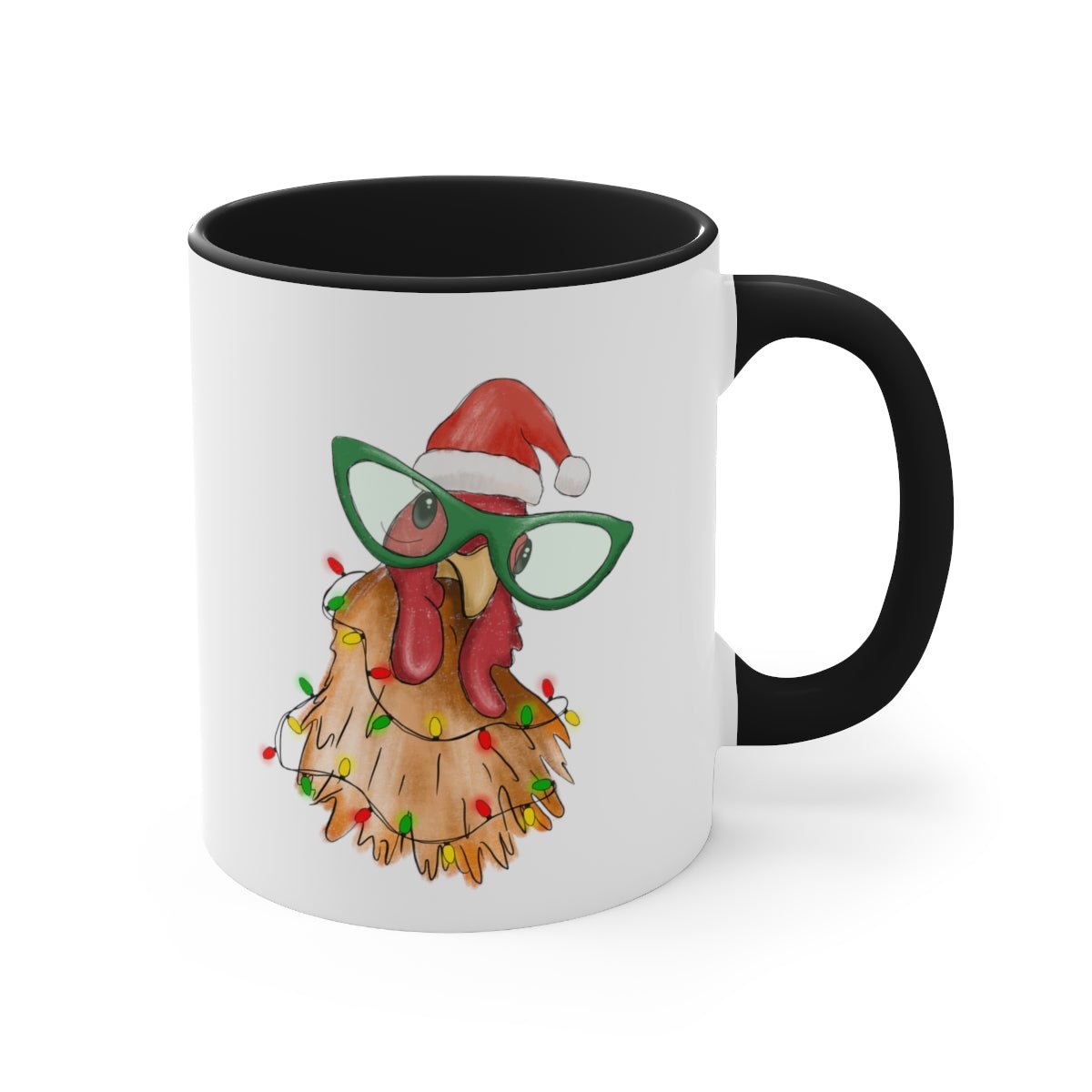 Turkey Tree - Color Handled Funny Mug - We Love Your Gift
