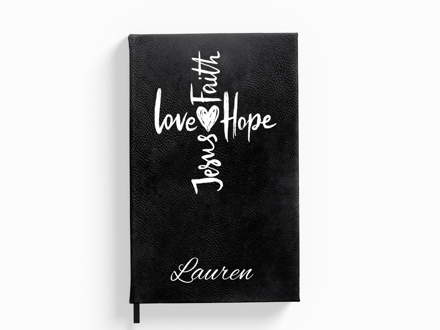 Personalized Jesus Love Faith Hope Cross Journal