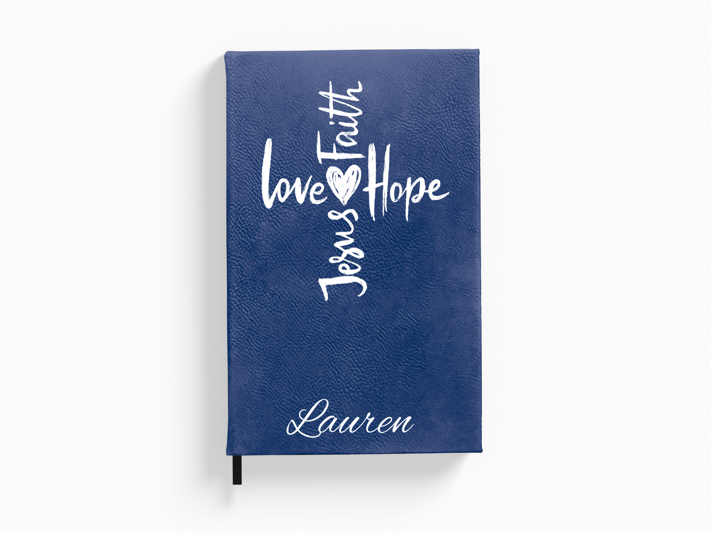 Personalized Jesus Love Faith Hope Cross Journal