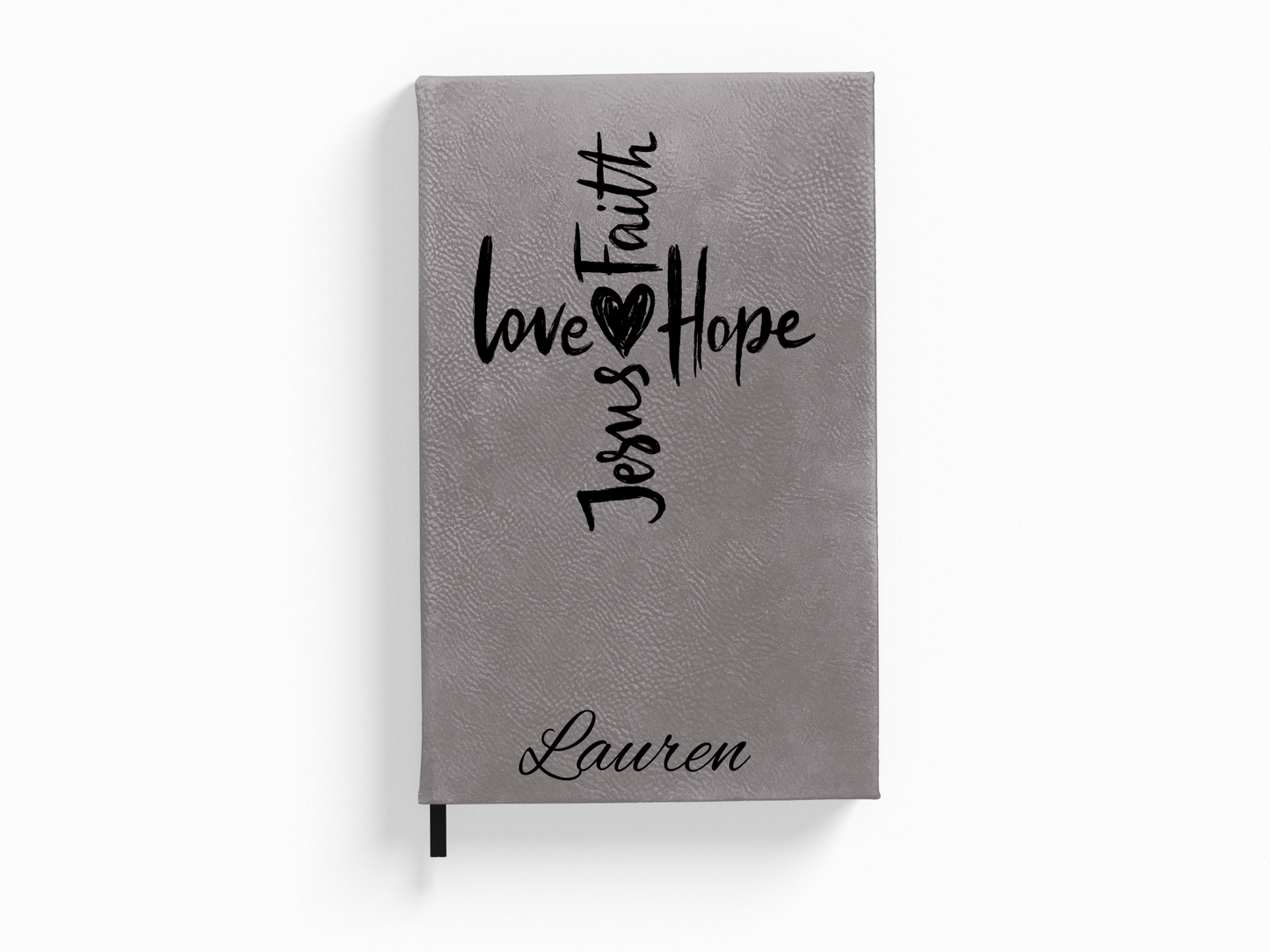 Personalized Jesus Love Faith Hope Cross Journal