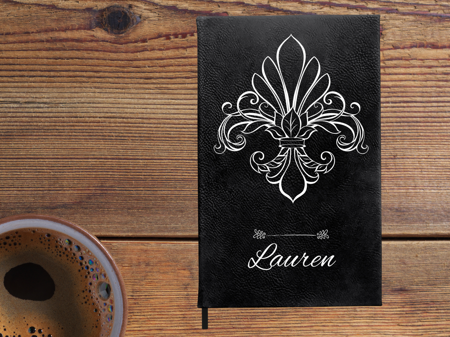 Personalized Flora Fleur-de-lis Journal