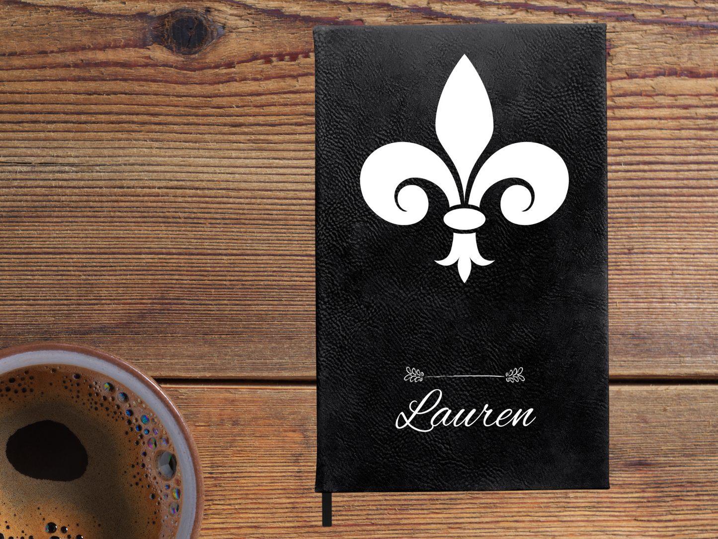 Personalized Fleur-de-lis Journal