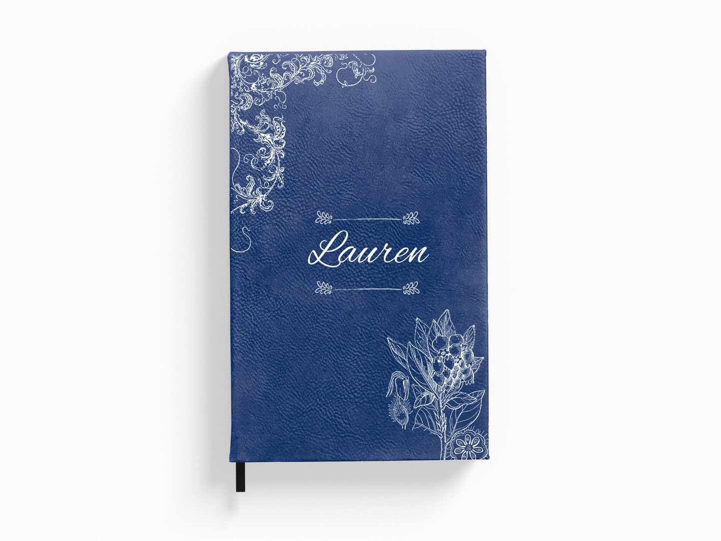 Personalized Flowers and Vines Botanical Journal