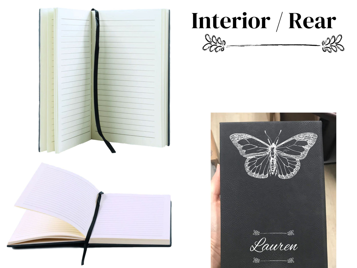 Personalized Butterfly Journal