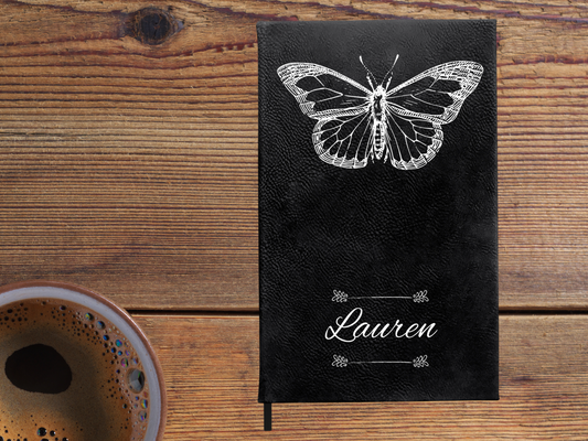 Personalized Butterfly Journal