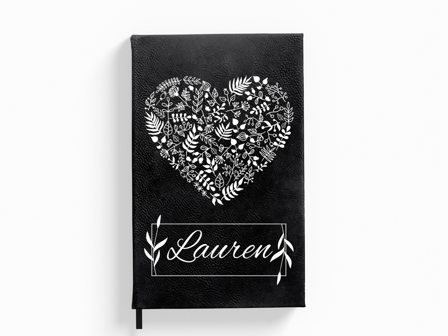 Personalized Flora Heart Journal