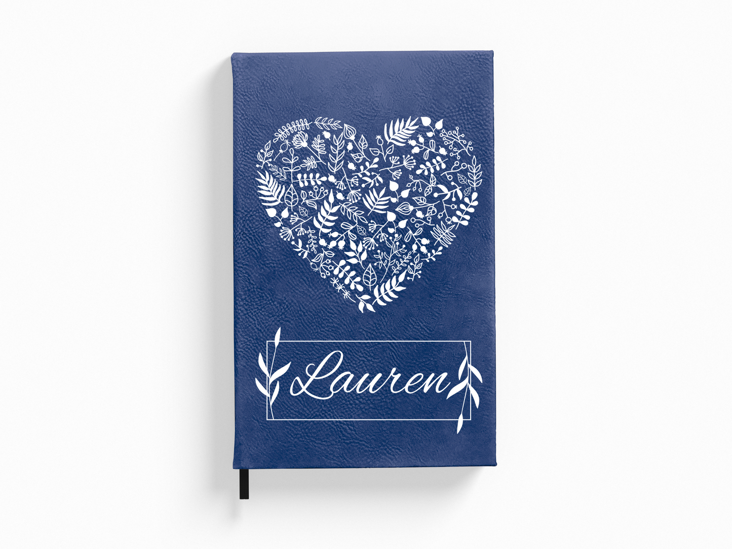 Personalized Flora Heart Journal