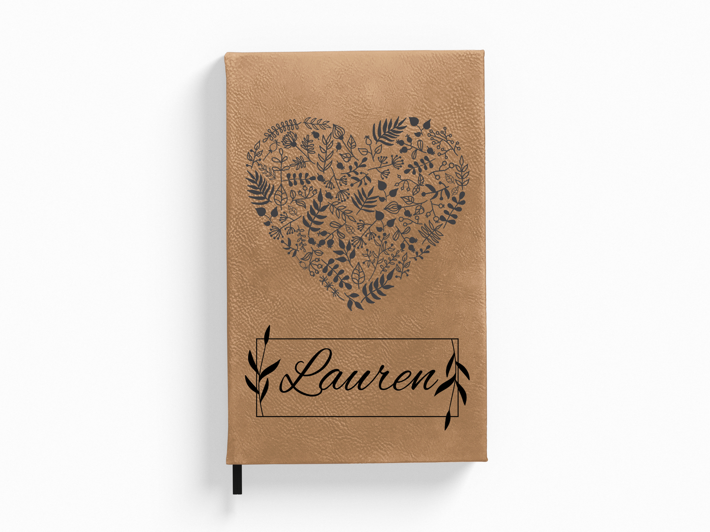 Personalized Flora Heart Journal