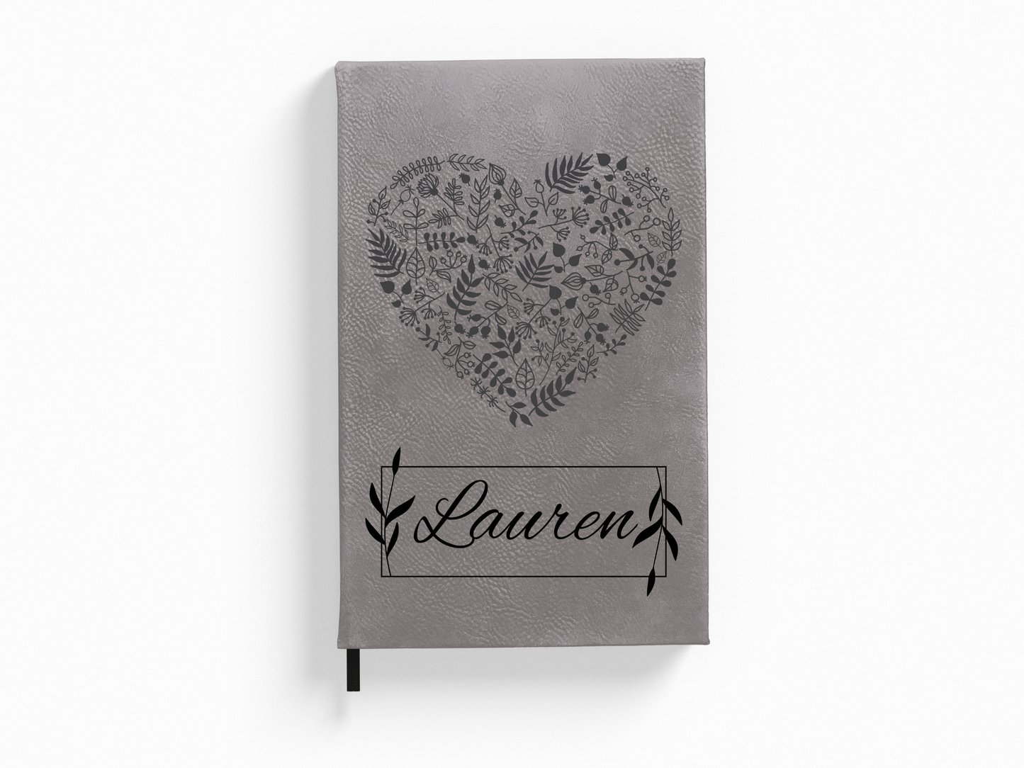 Personalized Flora Heart Journal