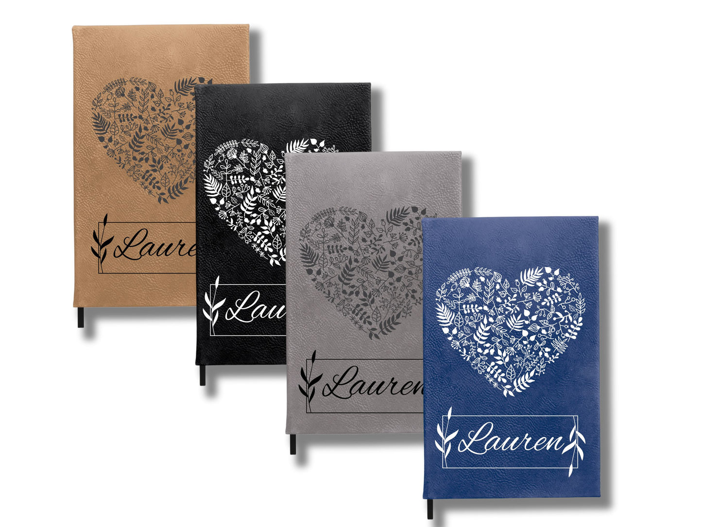 Personalized Flora Heart Journal