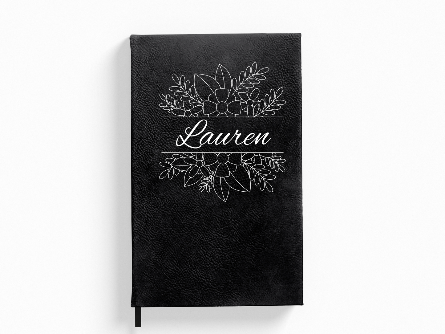 Personalized Botanical Floral Journal