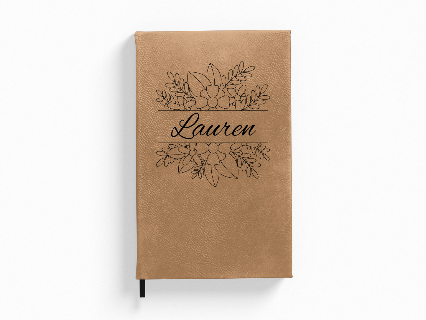 Personalized Botanical Floral Journal