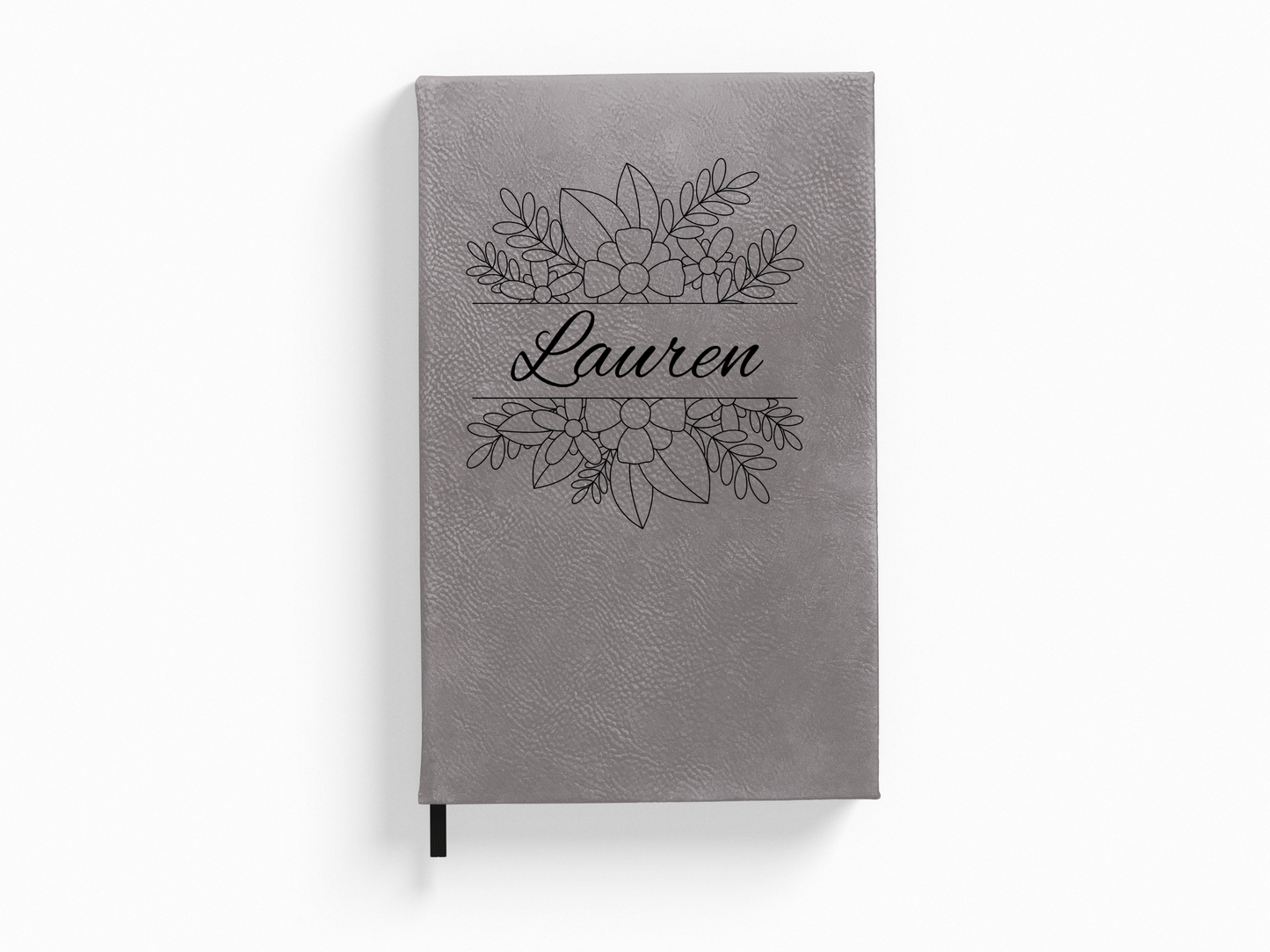 Personalized Botanical Floral Journal