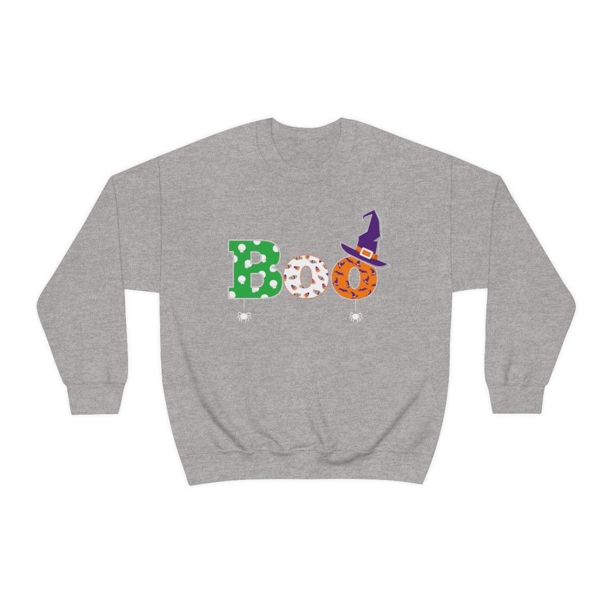 BOO Print  Sweatshirt for Fall