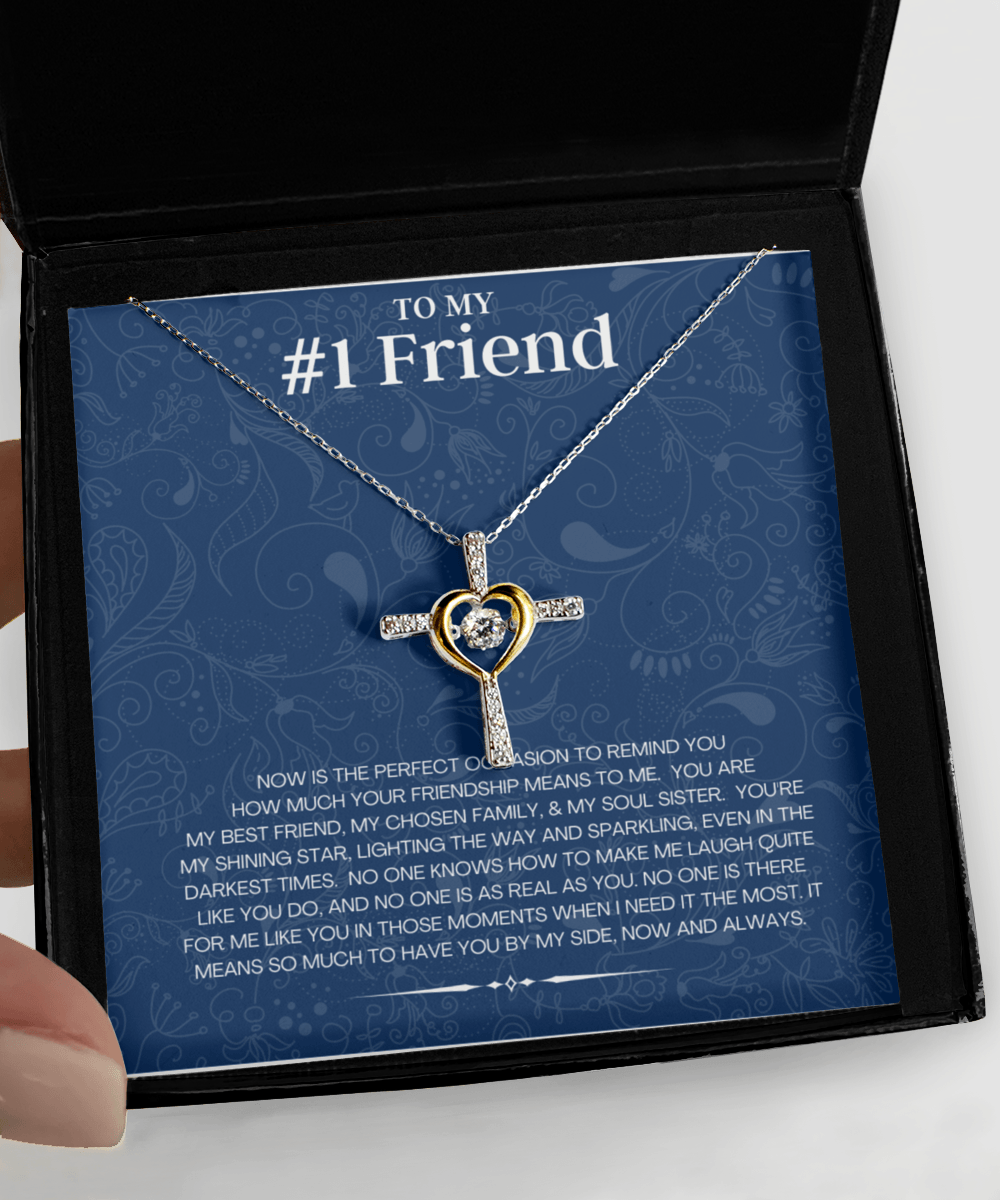 #1 Friend Gift Jewelry with Message Card - We Love Your Gift