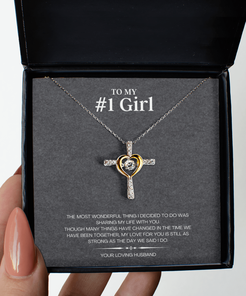 #1 Girl Gift Jewelry with Message Card - We Love Your Gift