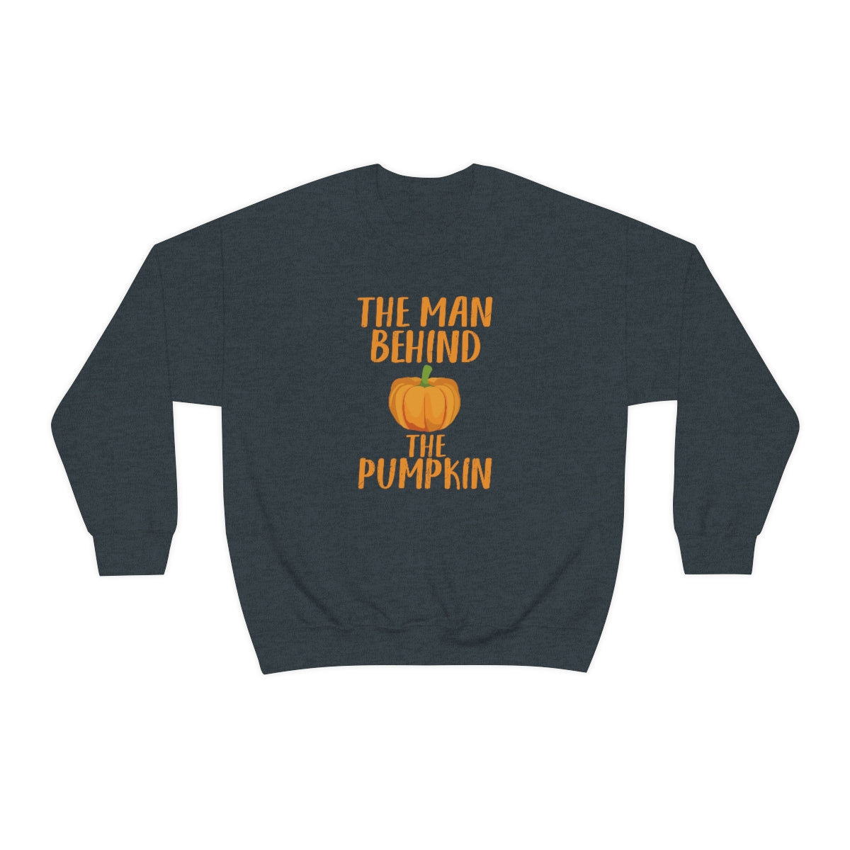 The Man Behind the Pumpkin Sweatshirt Print for Fall