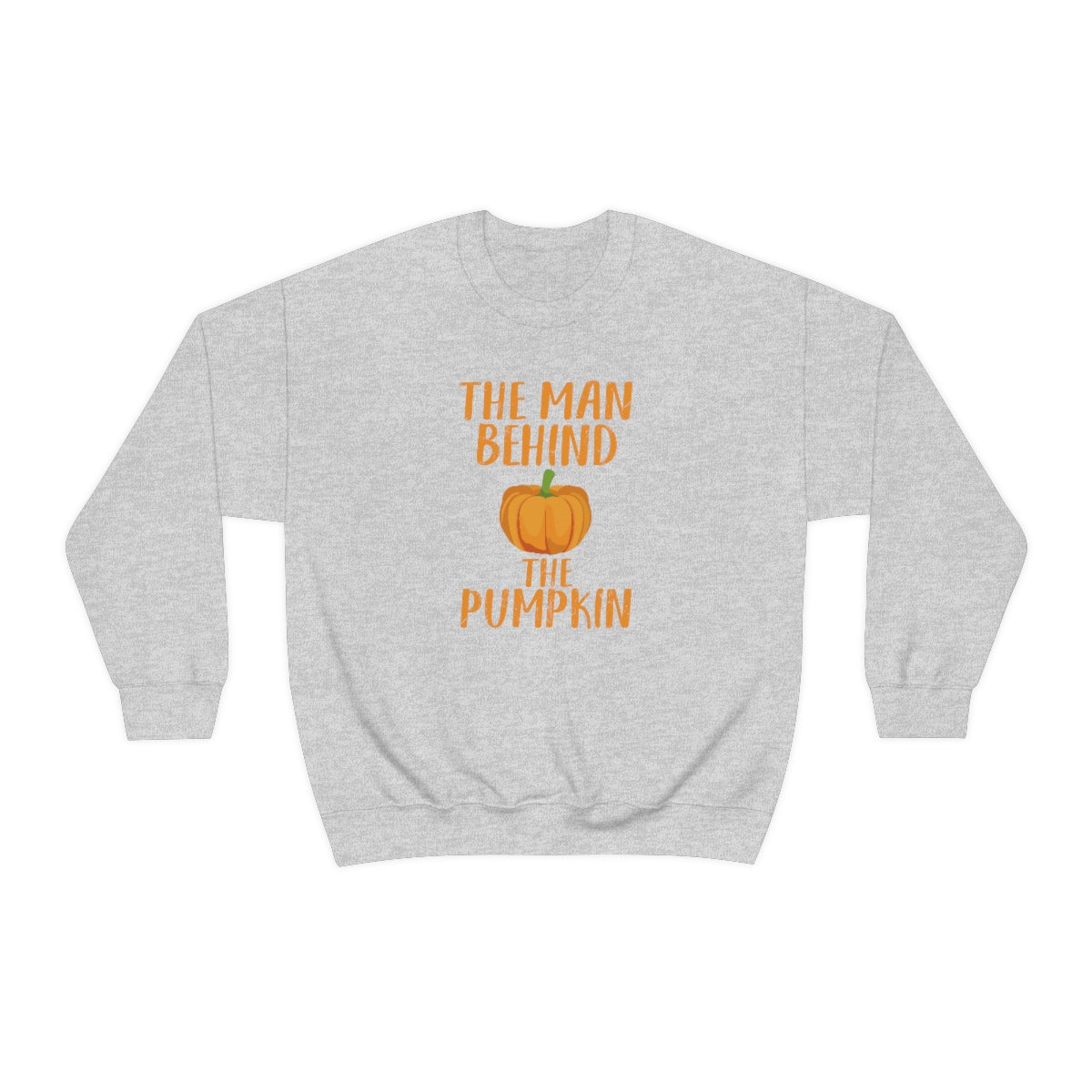 The Man Behind the Pumpkin Sweatshirt Print for Fall