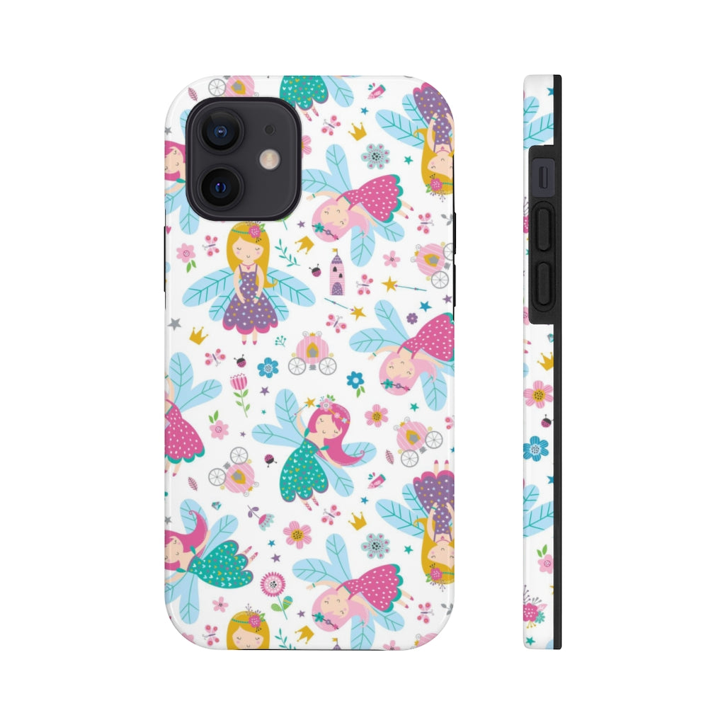 Colorful Fairies Tough Phone Case - Super-Cute & Impact Resistant for iPhones