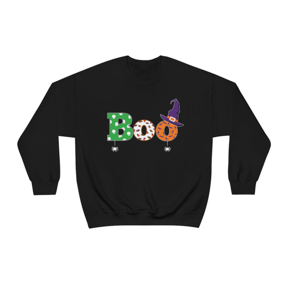 BOO Print  Sweatshirt for Fall