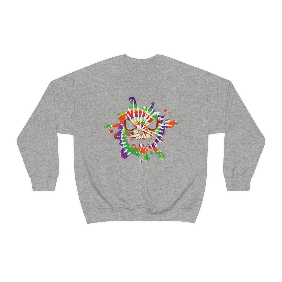 Pumpkin Tie Dye Sweatshirt for Halloween