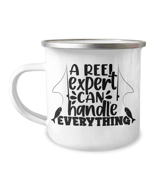 A Reel Expert Can Handle Everything Camper Mug - We Love Your Gift