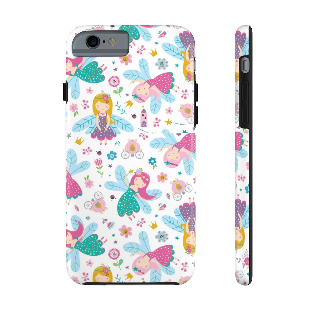 Colorful Fairies Tough Phone Case - Super-Cute & Impact Resistant for iPhones