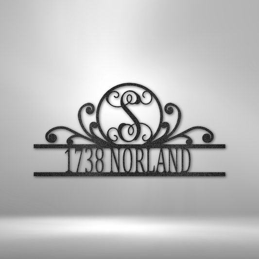 Address Metal Art Sign Home Decor - We Love Your Gift