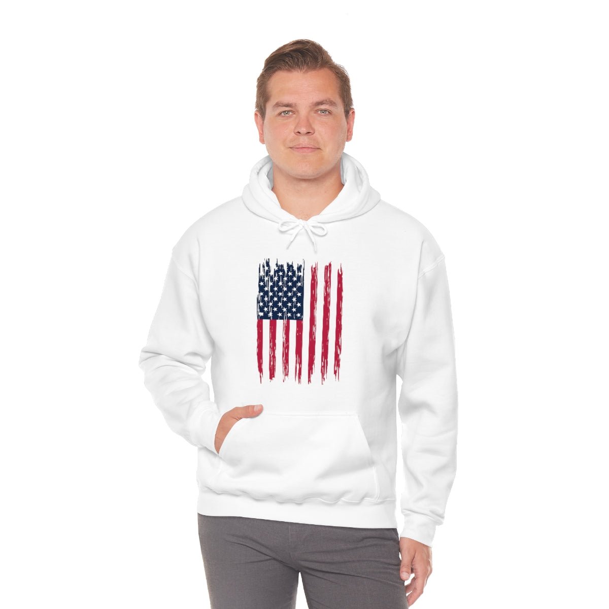 American Flag Patriotic 4th of July Independence Day Hoodie - We Love Your Gift