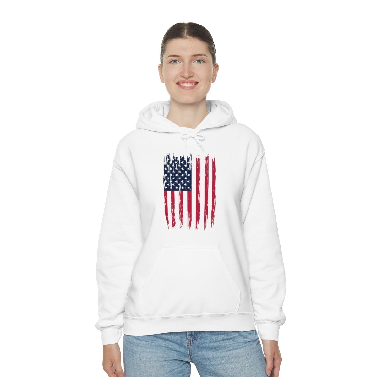 American Flag Patriotic 4th of July Independence Day Hoodie - We Love Your Gift