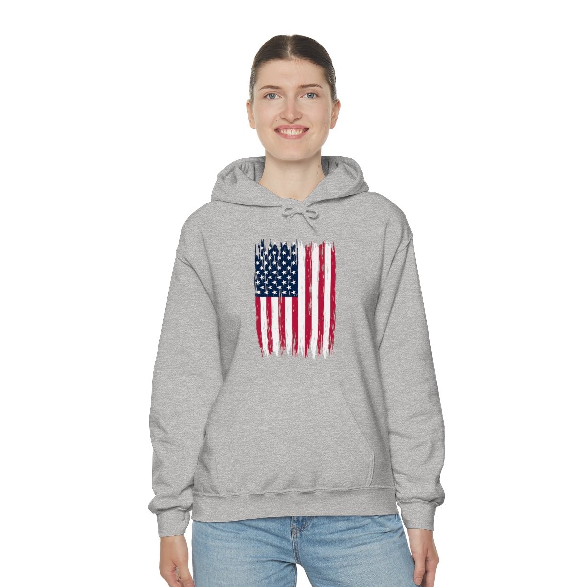 American Flag Patriotic 4th of July Independence Day Hoodie - We Love Your Gift